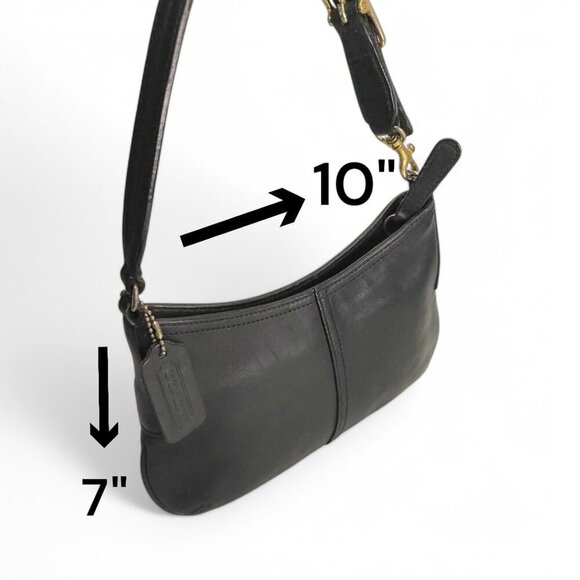 Vintage COACH Black Legacy Demi Hobo Bag - Picture 7 of 11